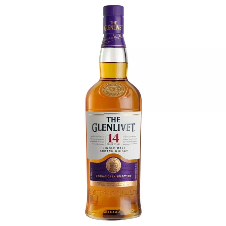 The Glenlivet Cognac Cask Single Malt 14 Year Scotch Whiskey - 750ml